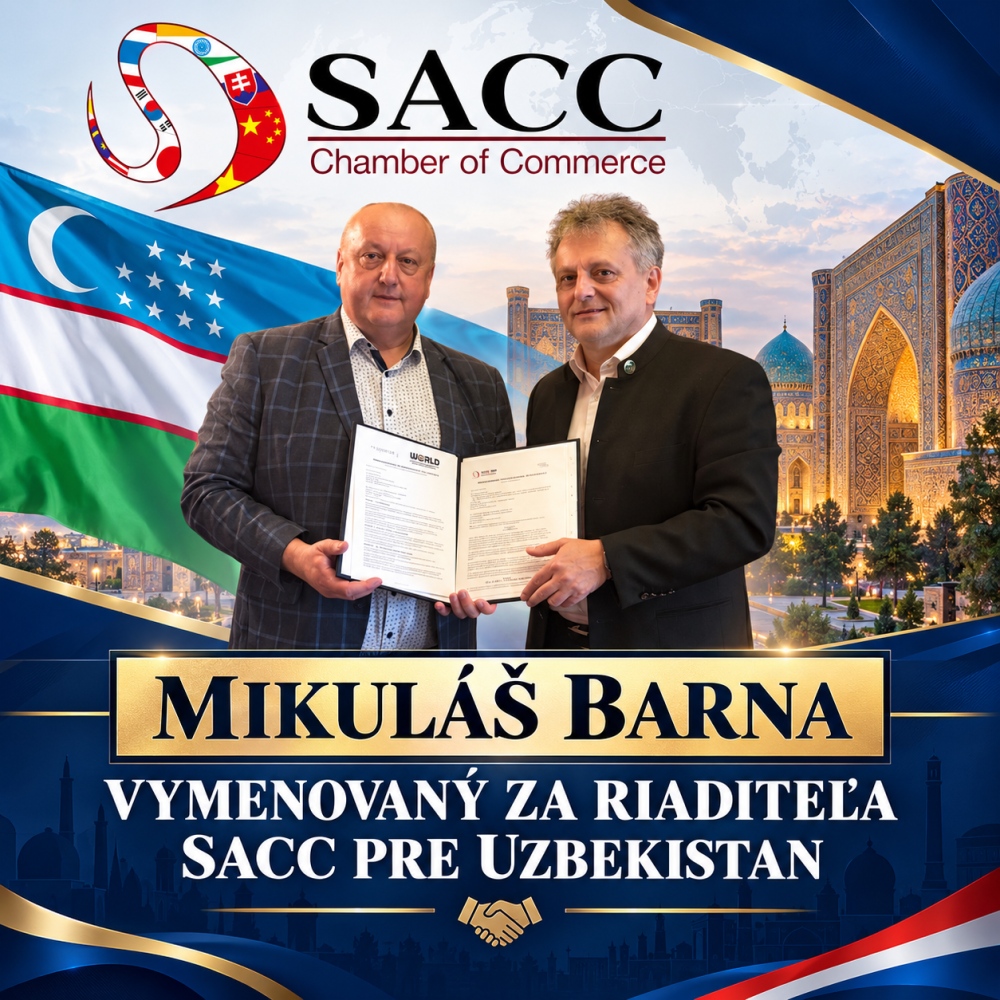 SACC posilňuje svoje medzinárodné aktivity: Mikuláš Barna vymenovaný za riaditeľa pre Uzbekistan
